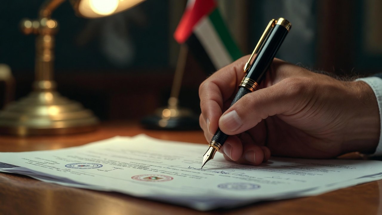 FTA-registered tax professional preparing UAE Corporate Tax return and VAT compliance documentation for Dubai business